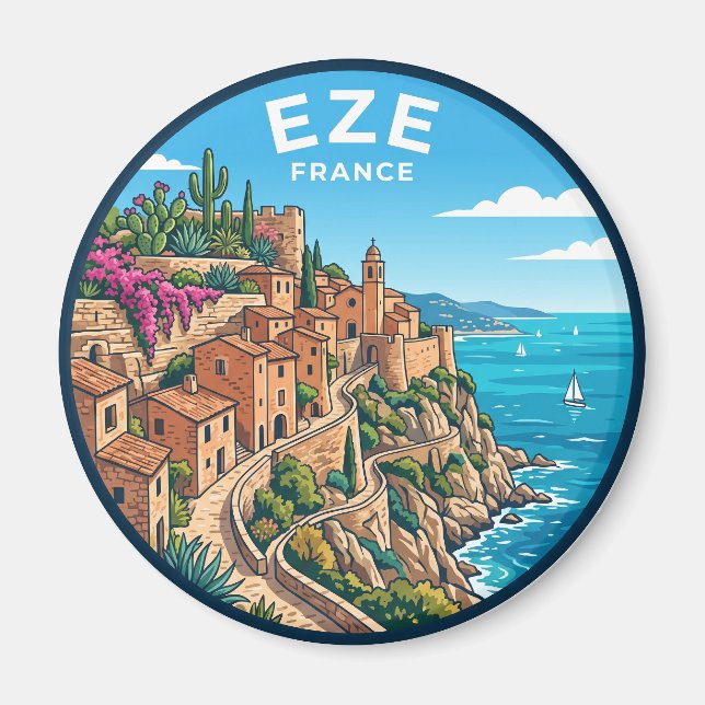 Aimant Èze France (Devant)