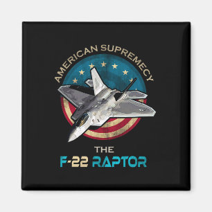 Aimant F22 Raptor American Patriotic Fighter Jet 4ème De