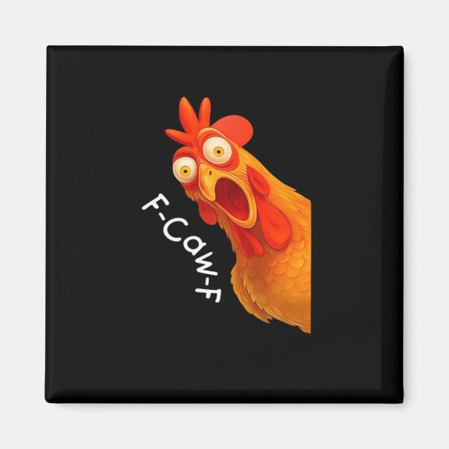 Aimant F-Caw-F Chicken Essential Classic Retro (Devant)