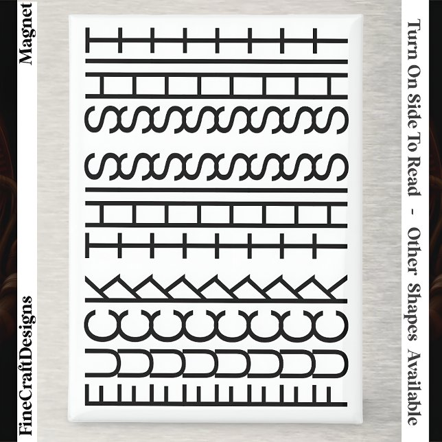 Aimant F**k This Shit-Hidden Message 144BW Modern Unusual (Créateur téléchargé)