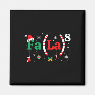 Aimant Fa (la)8 Funky Christmas Père Noël Fa La Math Ense