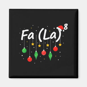 Aimant Fa (la) 8 Noël drôle Santa Fa La Prof de Maths