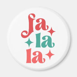Aimant Fa La La - Festive vacances Typographie Design