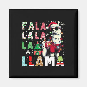 Aimant Fa La Llama Funny Llama Amoureux des animaux de No