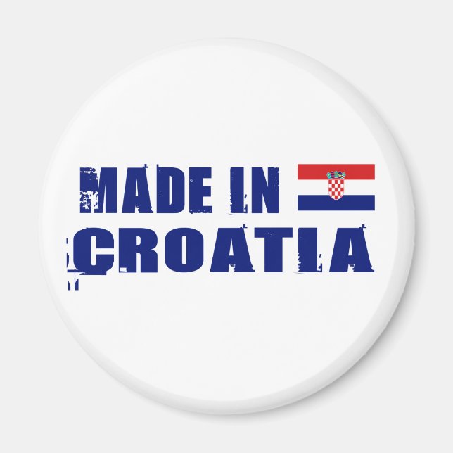 Aimant Fabriqué en Croatie (Devant)