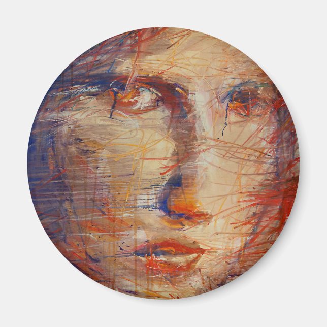 Aimant Face Abstraite (Devant)