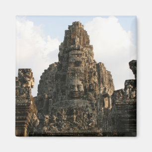 Aimant face en pierre angkor