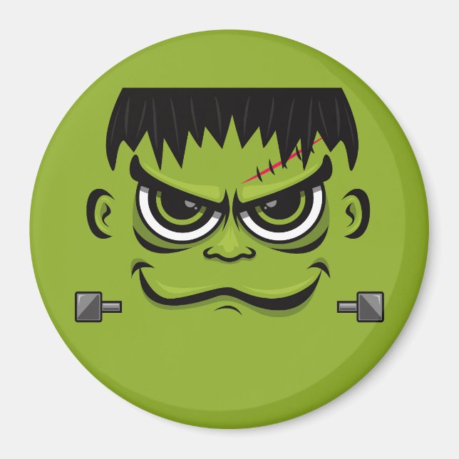 Aimant Face Frankenstein Halloween (Devant)