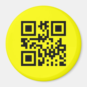 Aimant Face heureuse ☻ inversée — Code QR