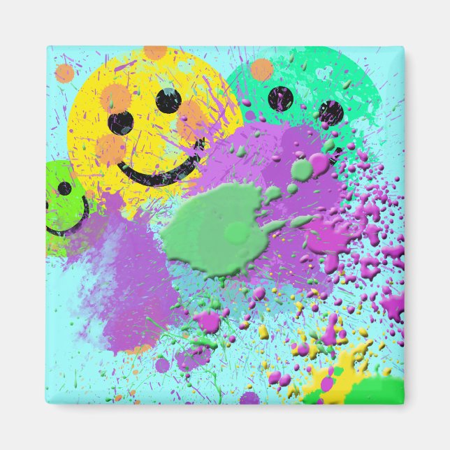 AIMANT FACE PEINTURE SURPRISE (Devant)