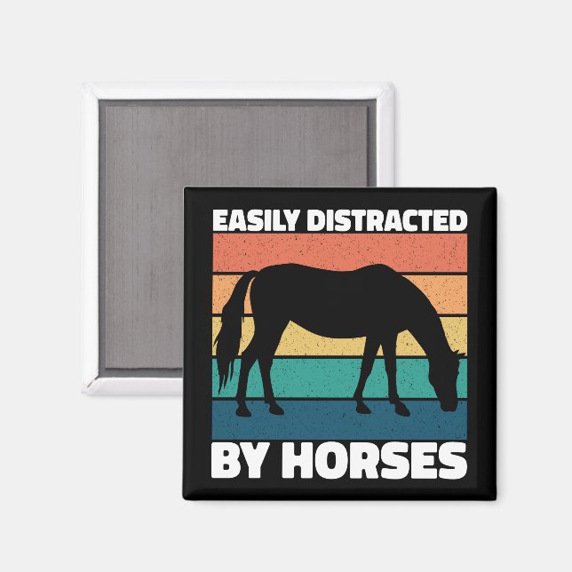 Aimant Facilement Distrait Par Les Amateurs De Chevaux Mi (Recto/Verso)