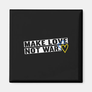 Aimant Faire de l'amour la paix pas la guerre la paix mon