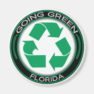 Aimant Faire du recyclage vert Floride