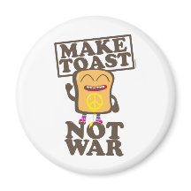 Faire du toast pas la guerre