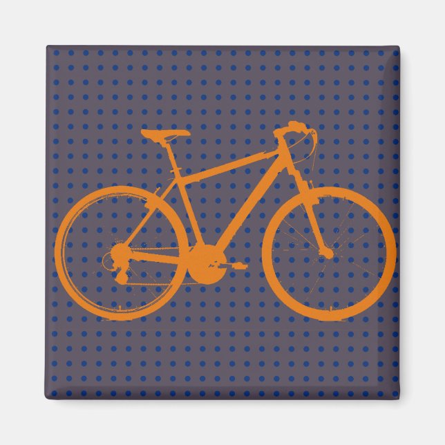 Aimant faire du vélo dans le congélateur (Devant)