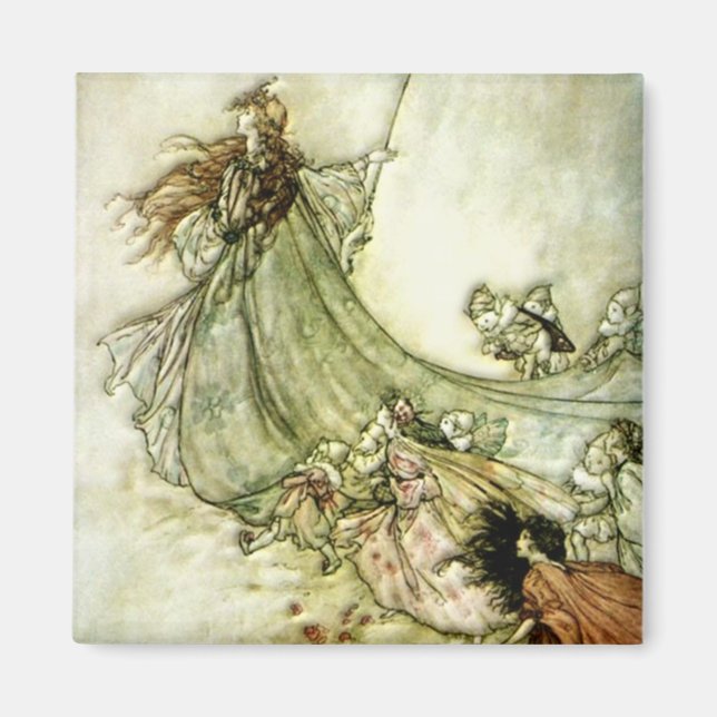 Aimant Fairies Away - Arthur Rackham (Devant)