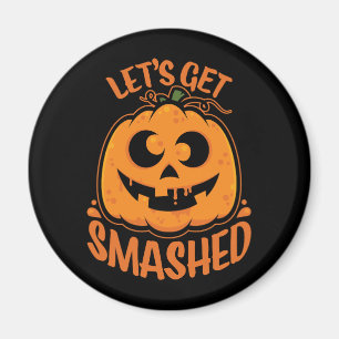 Aimant Faisons tomber Tipsy Halloween Jack-O’-Lantern