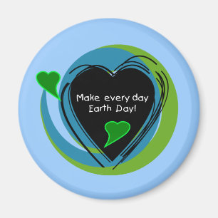 Aimant Faites chaque jour de la terre de jour