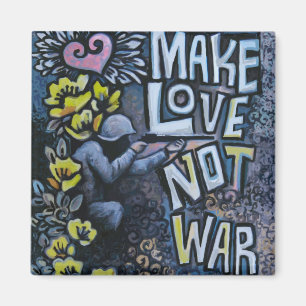 Aimant Faites l'amour, pas la guerre : l'aimant de la pro