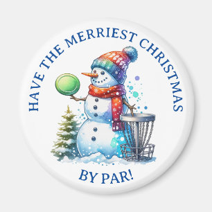 Aimant Faites le plus beau Noël par Par Disk Golf