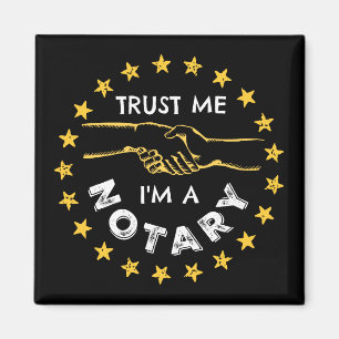 Aimant Faites-moi confiance, je suis une poignée de main 