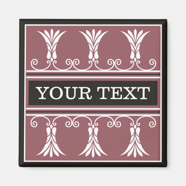 Aimant Faites votre propre mot inspirant (Devant)