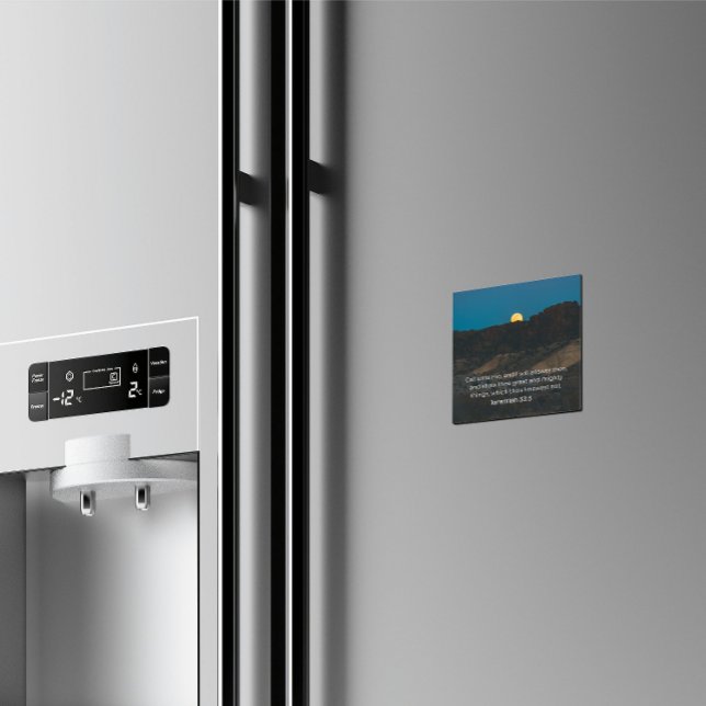 Aimant Faith Desert Collection – Jeremiah 33:3  (Créateur téléchargé)