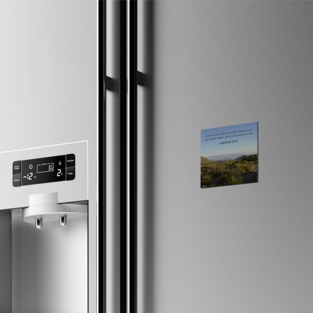 Aimant Faith Desert Collection – Matthew 11:28  (Créateur téléchargé)