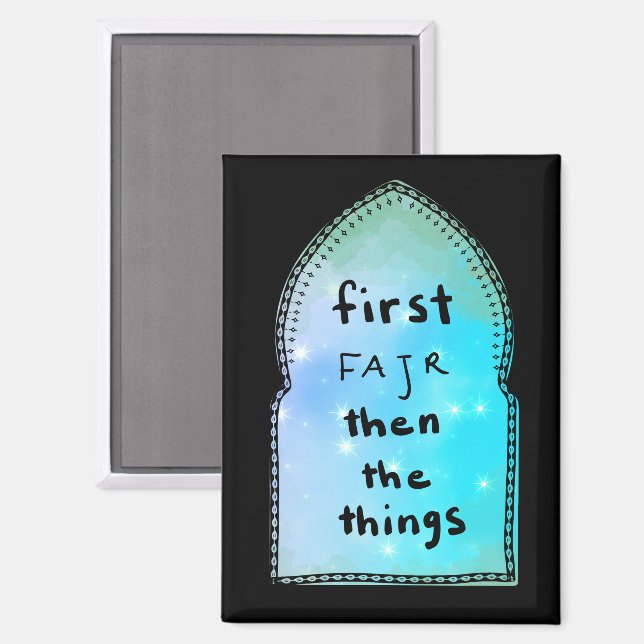 Aimant Fajr D'Abord Puis Les Choses (Recto/Verso)