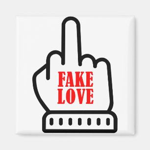 Aimant Fake Love du doigt moyen