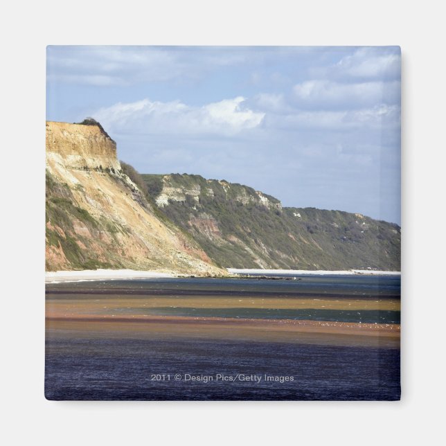 Aimant Falaises Le Long De La Côte Jurassique (Devant)