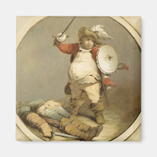 Aimant Falstaff avec le corps de Hotspur, c.1786 (huile