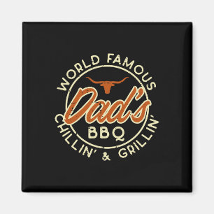 Aimant Fameux Dads Bbq Grillin Barbecue Fête des pères Pa
