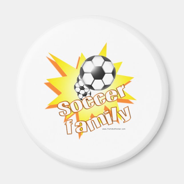 Aimant Famille de football (Devant)