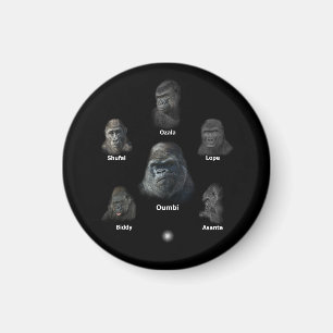 Aimant Famille Gorilla