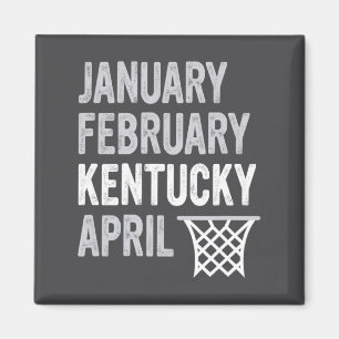 Aimant Fan de basket-ball janvier février Kentucky avril 
