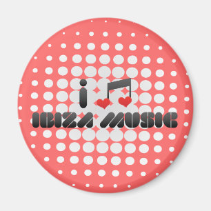 Aimant Fan de musique d'Ibiza