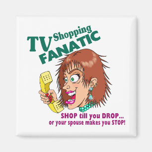 Aimant Fanatique de achat de TV