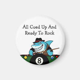 Aimant Fanatique de billard drôle Réfrigérateur cool