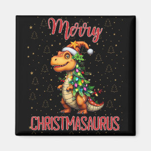 Aimant Fanny Joyeux Noël Christmasaurus Dinosaure Sapin d