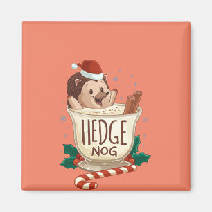 Aimant Fantastique Noël de Hérisson de couverture de Noël
