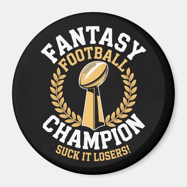 Aimant Fantasy Football Champion (Devant)