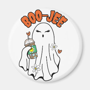 Aimant Fantôme d'Halloween Boo-Jee avec café glacé à la m