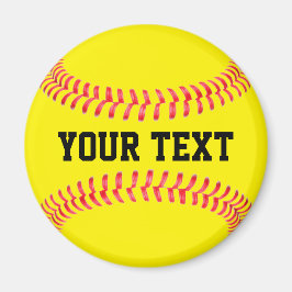 Aimant Fastpitch Softball Player Personnalisé Nom de l'éq