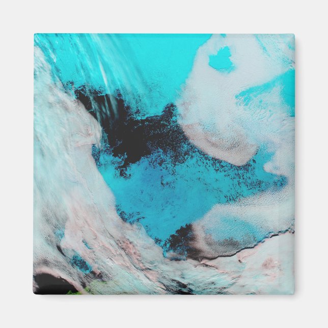 Aimant Fausse vue couleur de Polynya (eau libre) (Devant)