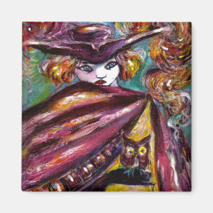 Aimant FAUST/masque mystérieux avec le tricorne et le