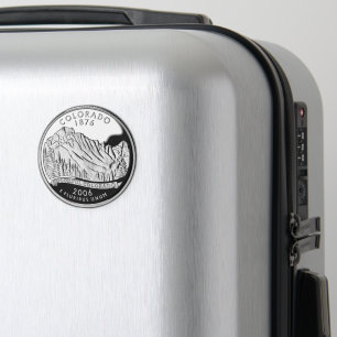 Aimant Faux Colorado State Quarter Montagnes Rocheuses Ar