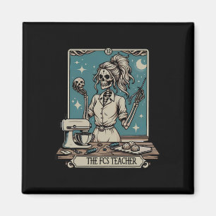 Aimant Fcs Enseignant Skeleton Halloween Famille Et Conso