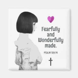 Aimant Fearful and Wonderful Made mignonne fille Christia
