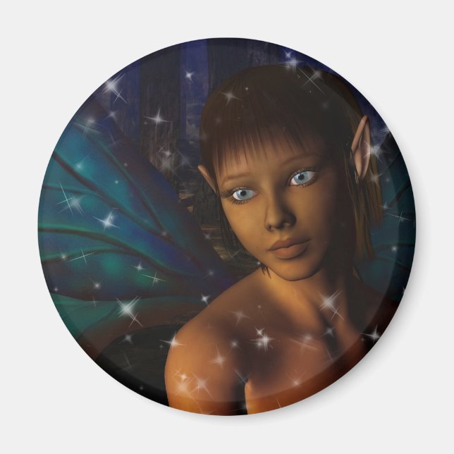 Aimant Féerie bleue (Devant)